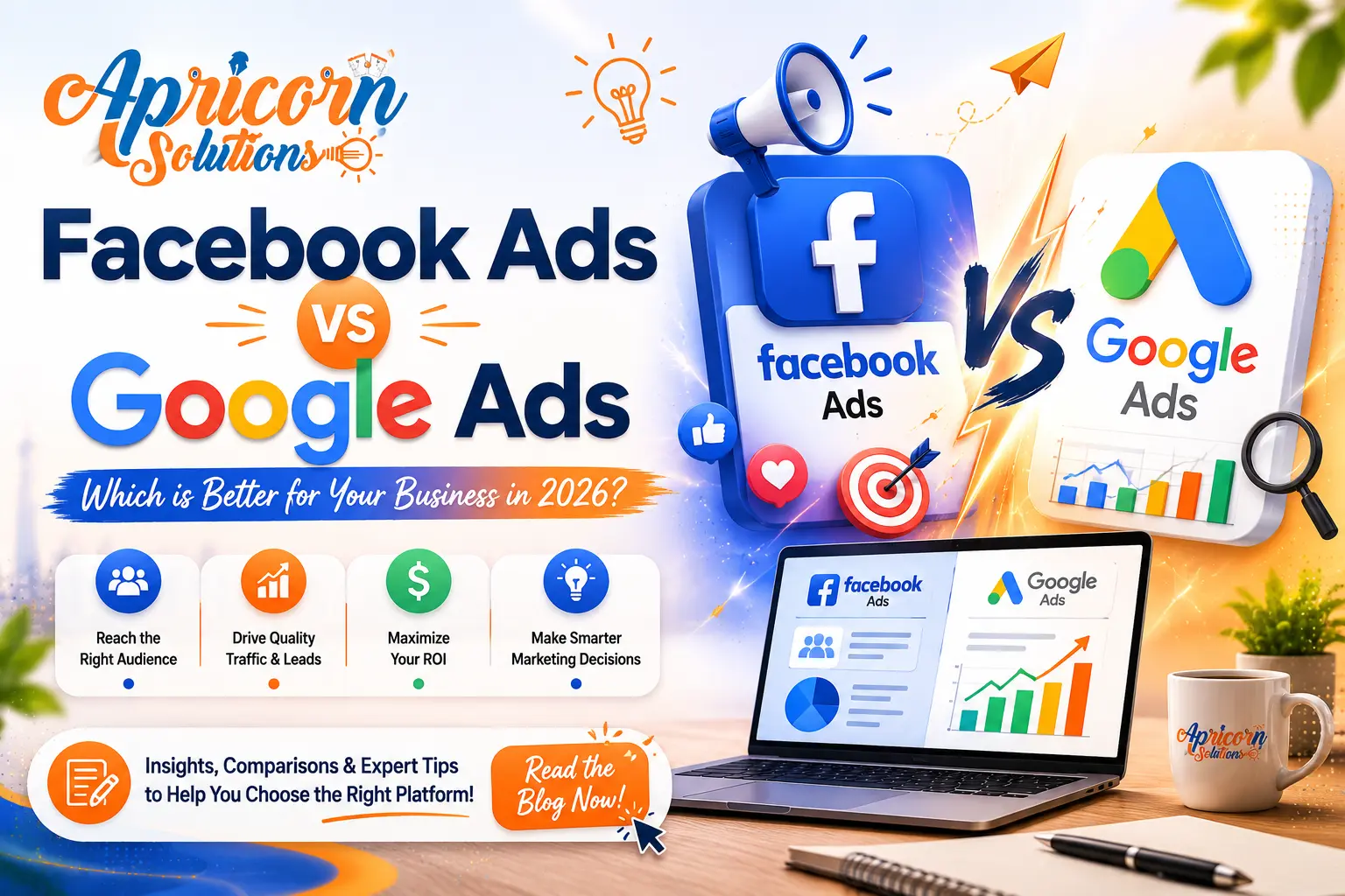 Facebook Ads vs Google Ads: Which is Better for Your Business in 2026?