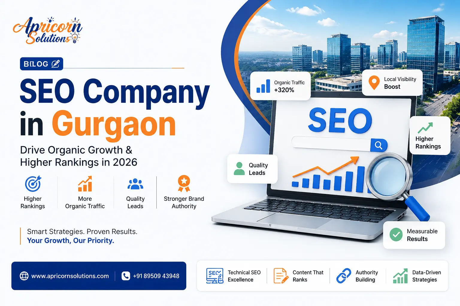 SEO Company in Gurgaon – Drive Organic Growth &amp; Higher Rankings in 2026