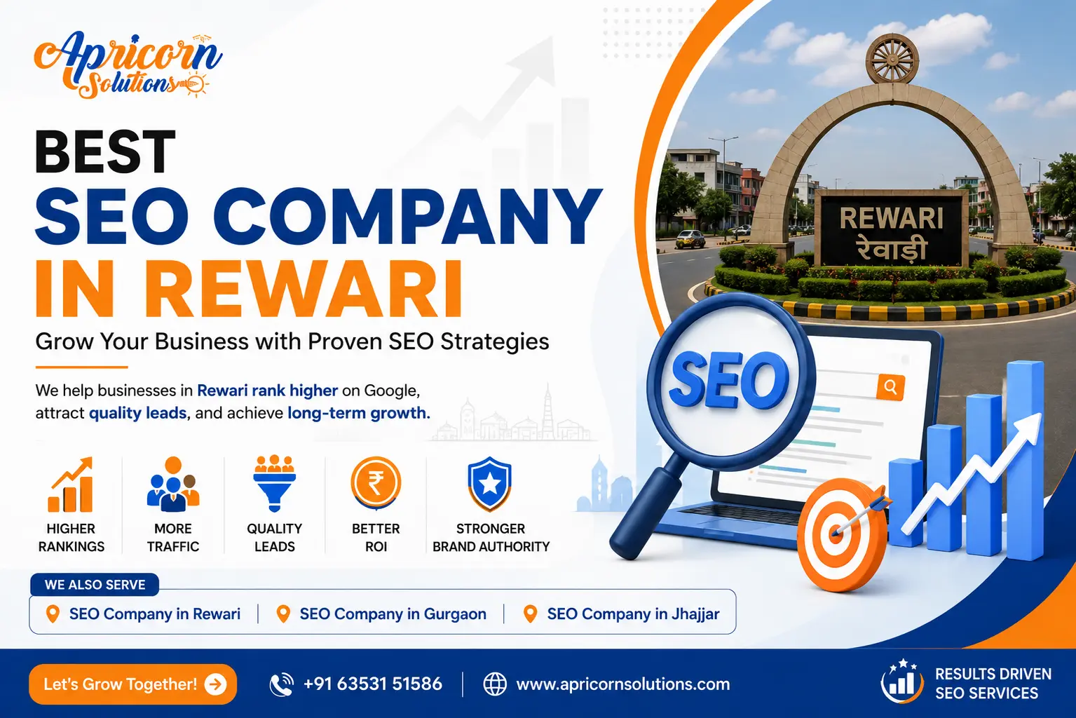 SEO Company in Rewari: How Apricorn Solutions Helps Businesses Dominate Google Rankings