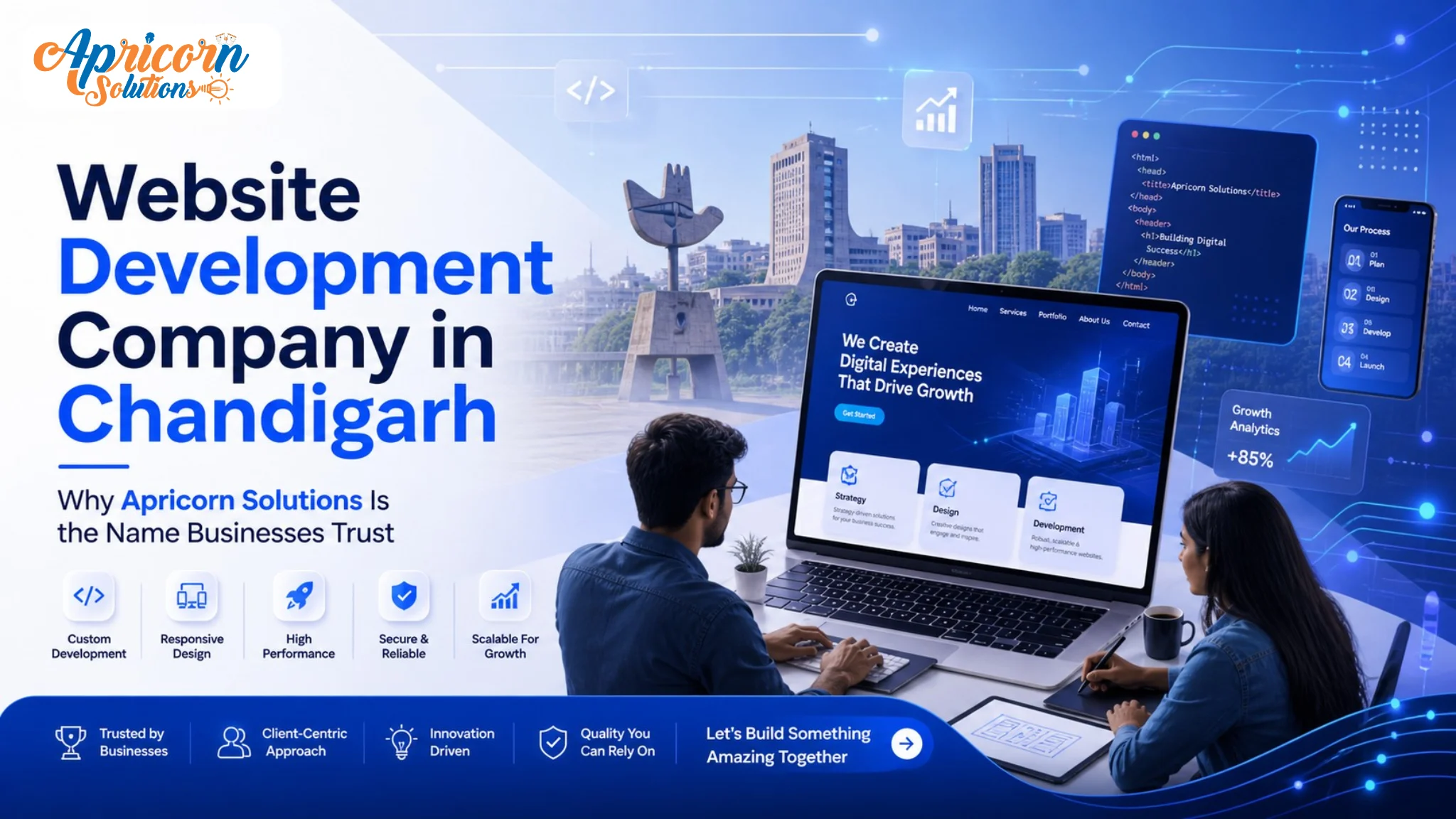 Website Development Company in Chandigarh — Why Apricorn Solutions Is the Name Businesses Trust