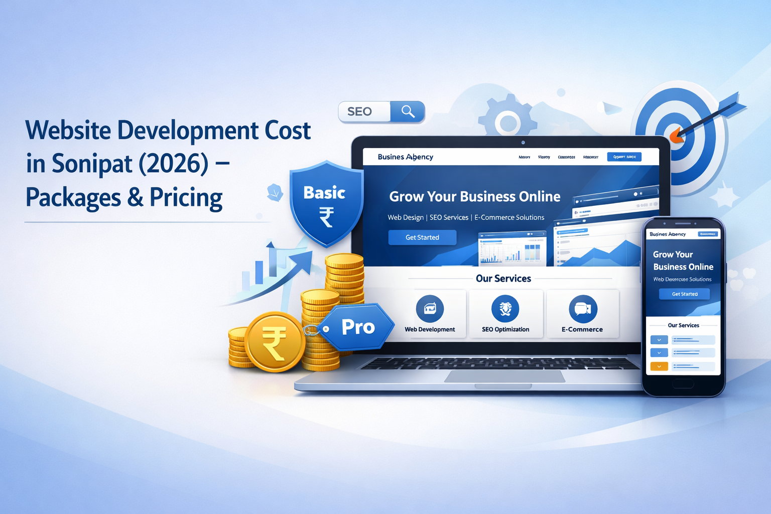 Website Development Cost in Sonipat (2026) – Packages &amp; Pricing (Complete Guide)
